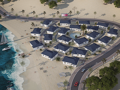 现代多层住宅 国外安置房