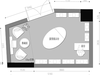 现代其他工装空间 箱包店买手店奢侈 施工图