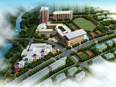 现代学校建筑 小学综合楼 含餐厅 多功能厅 5100平方米 施工图