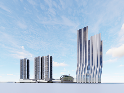 现代商场建筑 现代综合体3