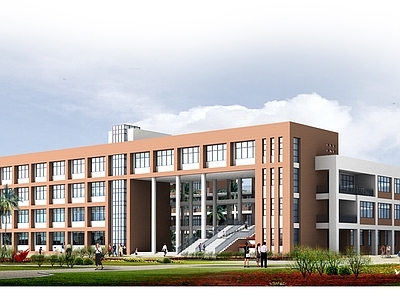 现代学校建筑 泰州碧桂园 30班小学教学楼 8971平方米 施工图