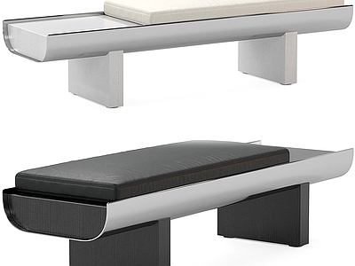 现代意式沙发凳 Minotti 现代凳 方凳