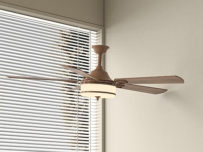 现代其他灯具 现代风扇灯组合