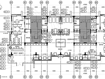 现代售楼处 售楼部室内装修 施工图