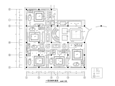 现代会所 国际商务俱乐部室 施工图