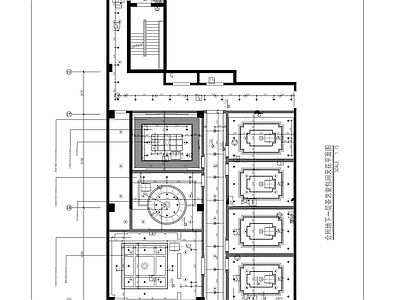 现代会所 休闲会所精装修 施工图