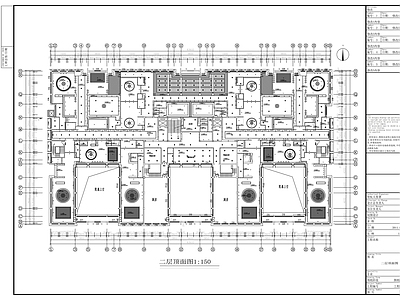 现代会所 商务休闲会所 施工图