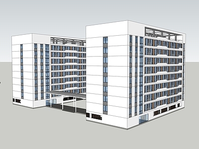 现代学校建筑 楼 施工图