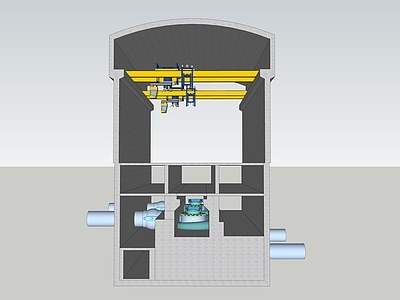 现代水利 地下厂房机组设施