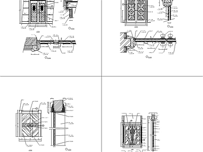 现代门节点 经典详图 大样集锦 施工图