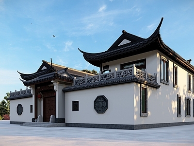 中式新中式四合院 国风四合院