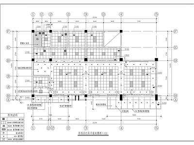 现代其他工装空间 办公服务大厅室内 施工图