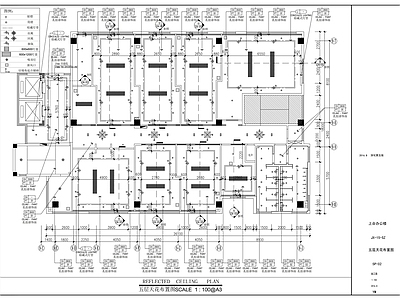 现代整体办公空间 轻松舒适办公楼室 施工图