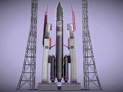 工业设备 火箭 火箭发射器 卫星信号塔