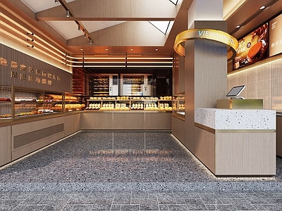 现代其他商业空间 烘焙店方案设计