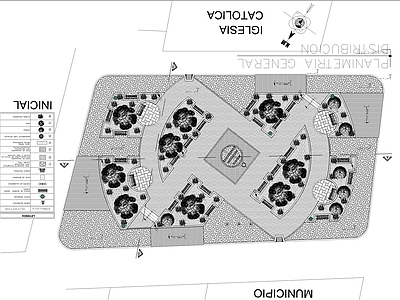 现代公园景观 公园地形图 森林公园 湿地公园 施工图