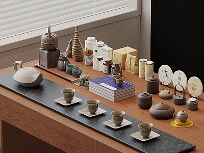 茶具 茶具摆件 茶壶 茶杯 茶叶