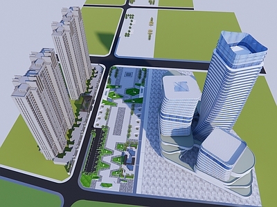 现代其他商业建筑 商业其他 商业综合体