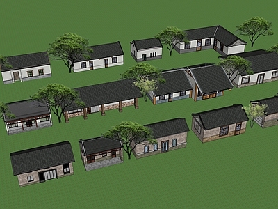 现代乡村民房 乡村自建房