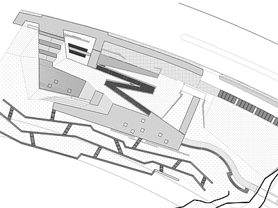 现代公园景观 带状公园 施工图