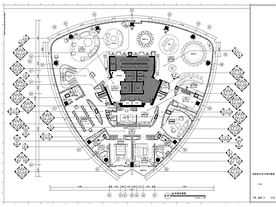 现代其他休闲娱乐空间 复式会所室内装修 施工图