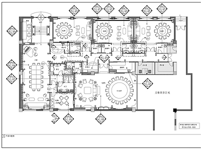 现代会所 豪华红酒会所室内 施工图