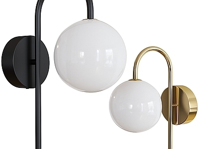 现代壁灯 sphere bubble ELATE lampatro sconce