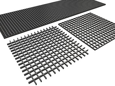 建筑材料 装饰黑白方格 格栅网 网格 铁铝格栅 简易葡萄架