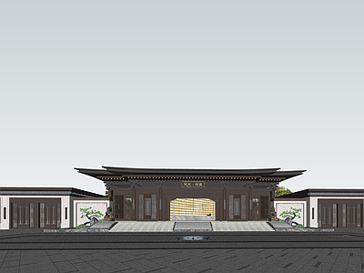 新中式中式其他商业建筑 示范区 中式住宅 新中式