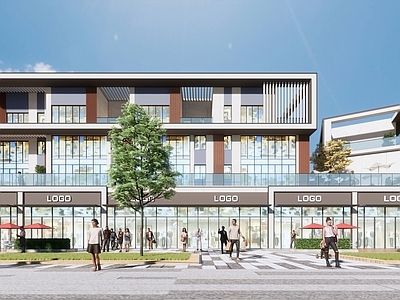 现代其他商业建筑 现代简约风格商业