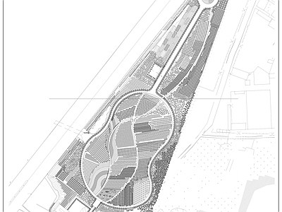 现代公园景观 滨河公园 施工图