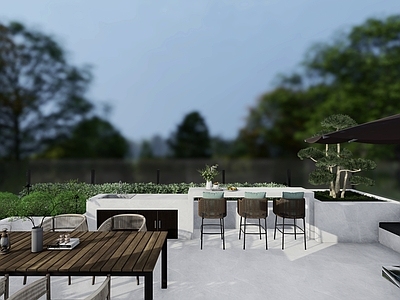 现代屋顶花园 现代屋顶花园