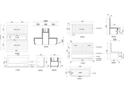 现代简约茶餐厅 餐厅卡座家具生产 施工图