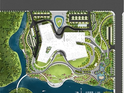 现代公园景观 现代城市绿地景观 公园绿地项目 施工图