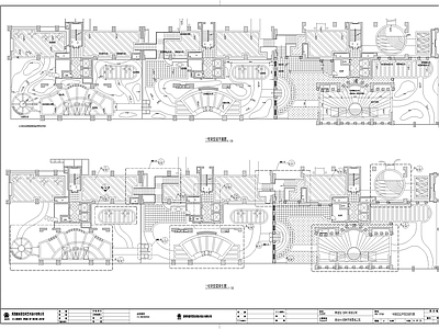 现代住宅楼建筑 小区架空层 施工图