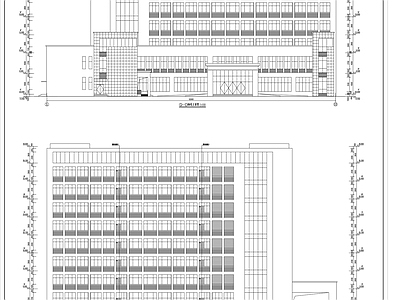 现代产业园建筑 设计图 创业园建筑设计图 商业办公 施工图