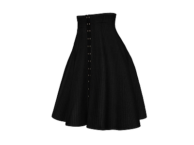 衣服 现代裙子女裙 束腰绑带群 半身裙条纹裙子 复古束腰群 女式前扣高腰裙