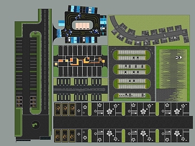 现代停车场 主题停车场 生态停车场 特色停车场
