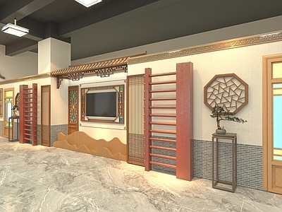 新中式中式其他商业空间 非遗展示 中式文化 展示室 新中式