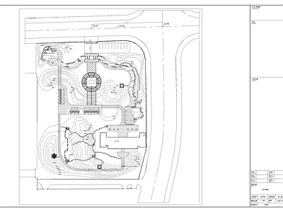 现代公园景观 某小公 施工图