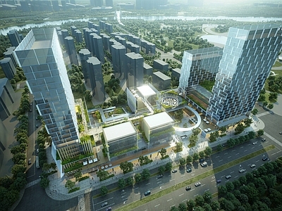 现代其他商业建筑 南京江心洲 商办综合体
