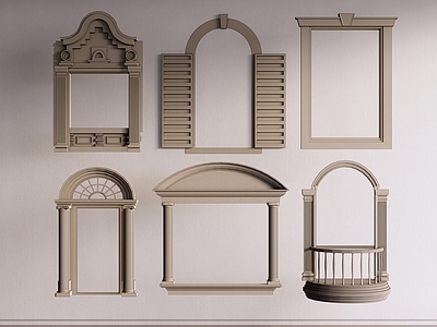 欧式复古其他窗 套 雕花 石膏 石膏套 雕花套