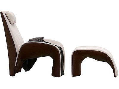 现代意式躺椅 Minotti 休闲躺椅 休闲椅