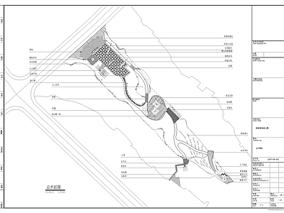 现代公园景观 某镇公 施工图