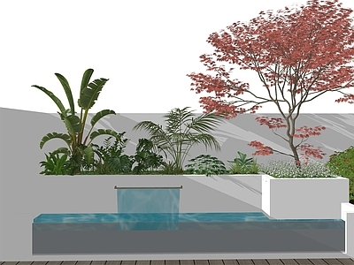 现代极简屋顶花园 屋顶花园