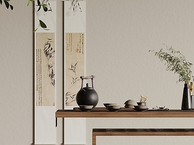 茶具 新中式装饰画
