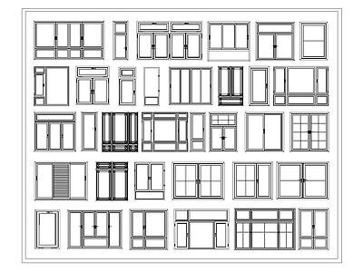 现代窗 玻璃 户组合 阳台 落地 施工图