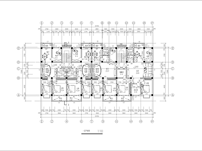 现代住宅楼建筑 自建房 施工图