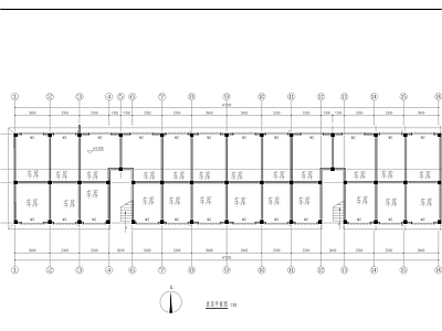 现代住宅楼建筑 自建房 施工图