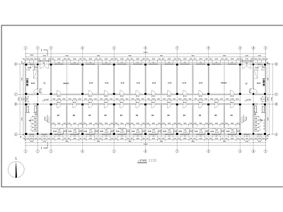 现代学校建筑 教师公寓 建筑 施工图
